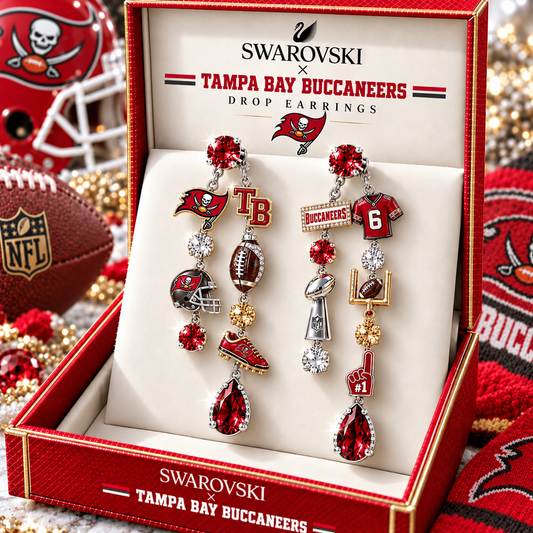 Premium NFL TB Dangle Earrings