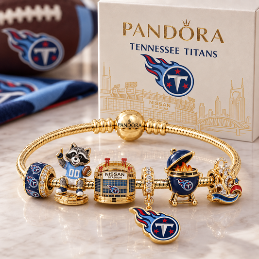 Premium NFL TEN Heritage Gold Charm Bracelet Set V3