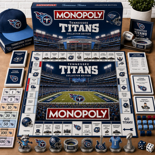 Premium NFL TEN Monopoly Collector Edition Board Game