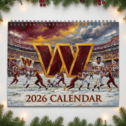 Premium NFL WAS 2026 Calendar V2 NMD 051225 TTV