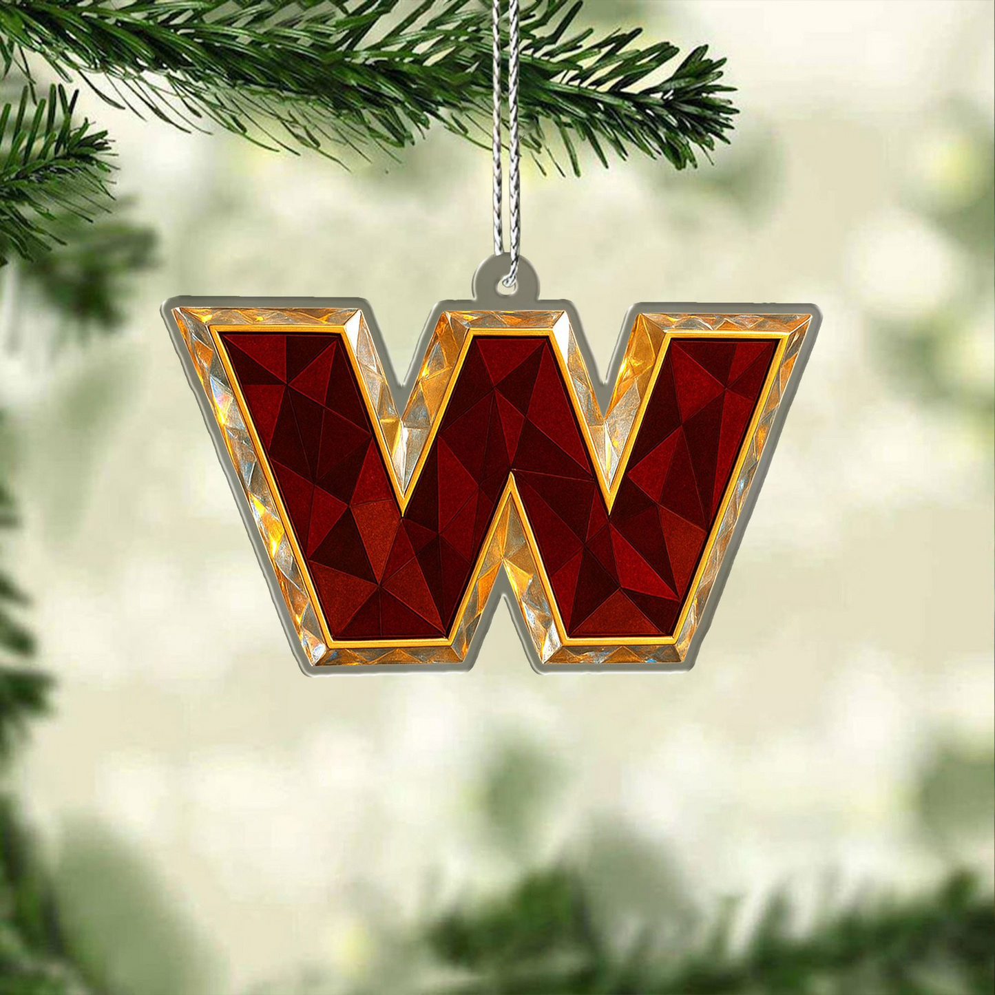Premium NFL WAS Chrismast Ornament V4 NMD TTV