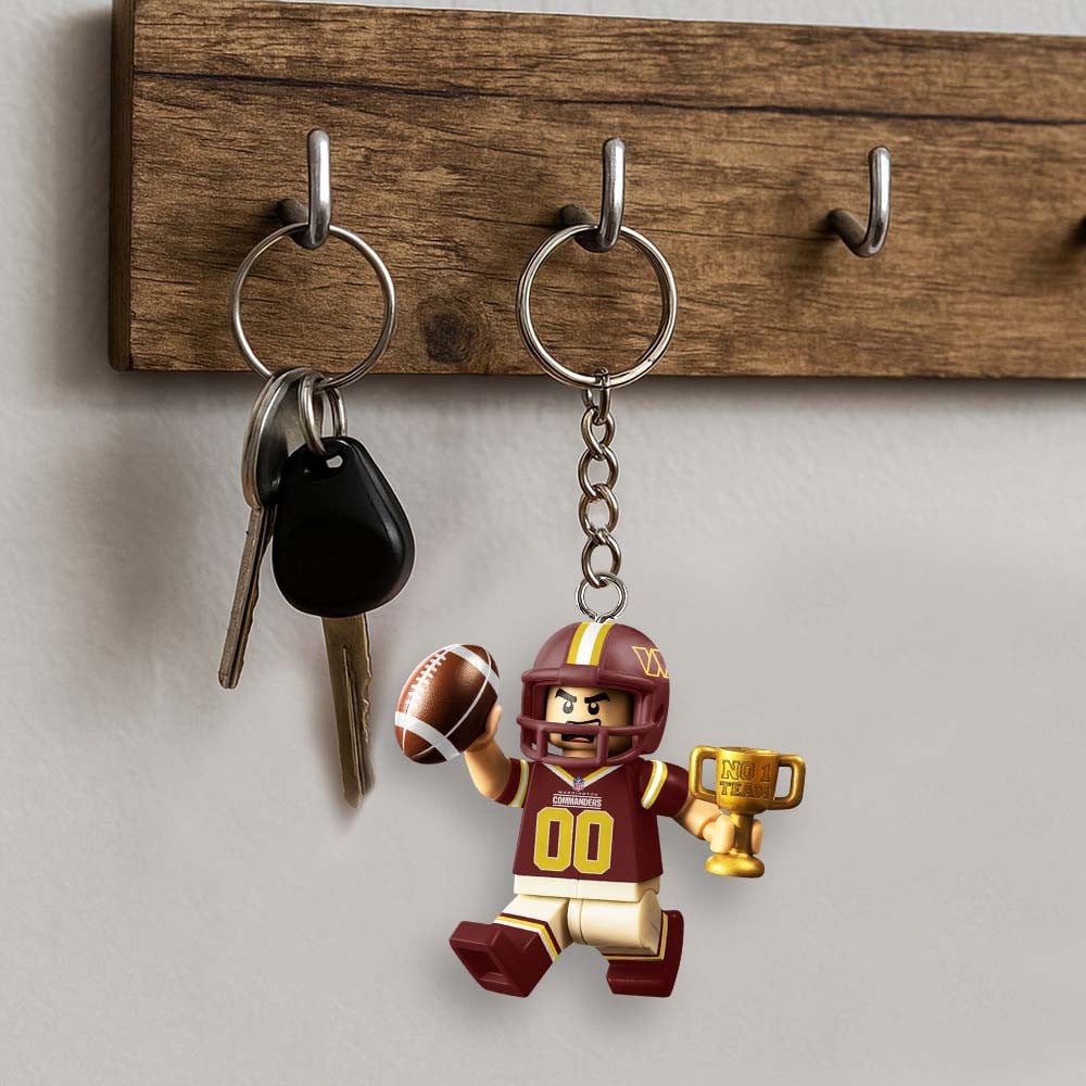 Premium NFL WAS Lego No. 1 Key Chain V1 NMD NHM