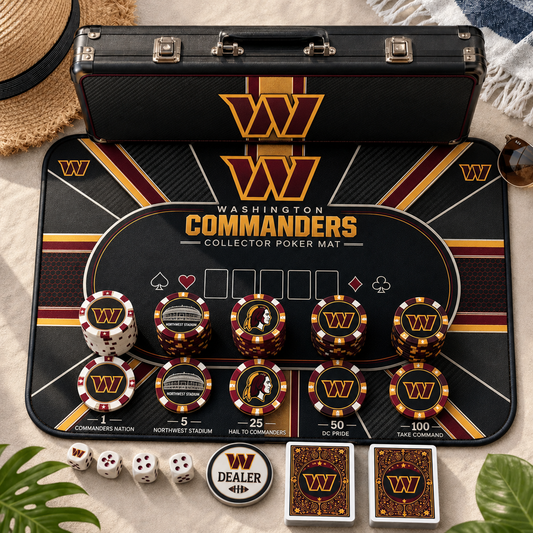 Premium NFL WAS Luxury Collector Poker Set