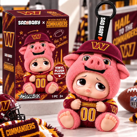 Premium NFL WC x Sad Baby Plush Keychain