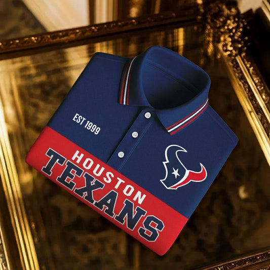 Premium NFL X HOU Classic  Polo Shirt NDT NHM