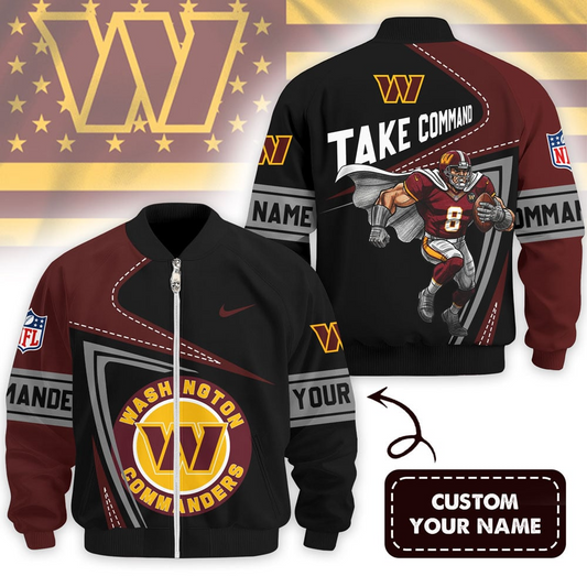 Premium NFL X WAS Game Day 3D Bomber Jacket NDT TDT