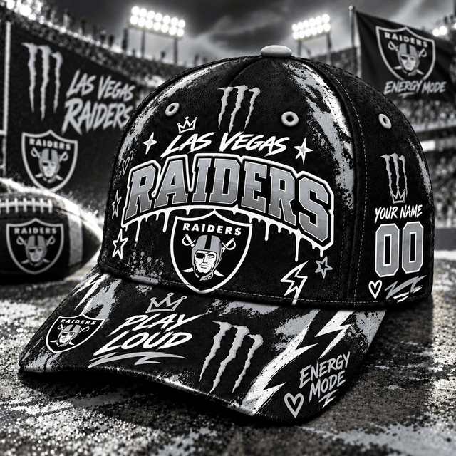 Premium NFL x LVR Monster Energy – Neon Street Racing Cap