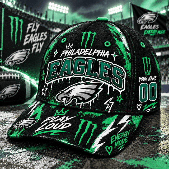 Premium NFL x PE Monster Energy – Neon Street Racing Cap