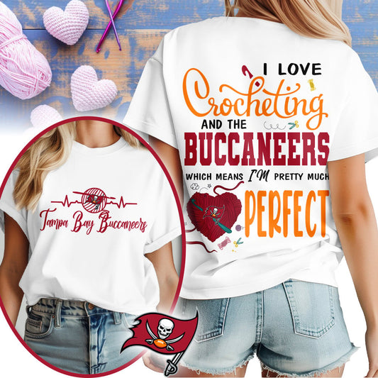Premium NFL x TB Crochet Fan 3D Shirt NDT NHM 2810