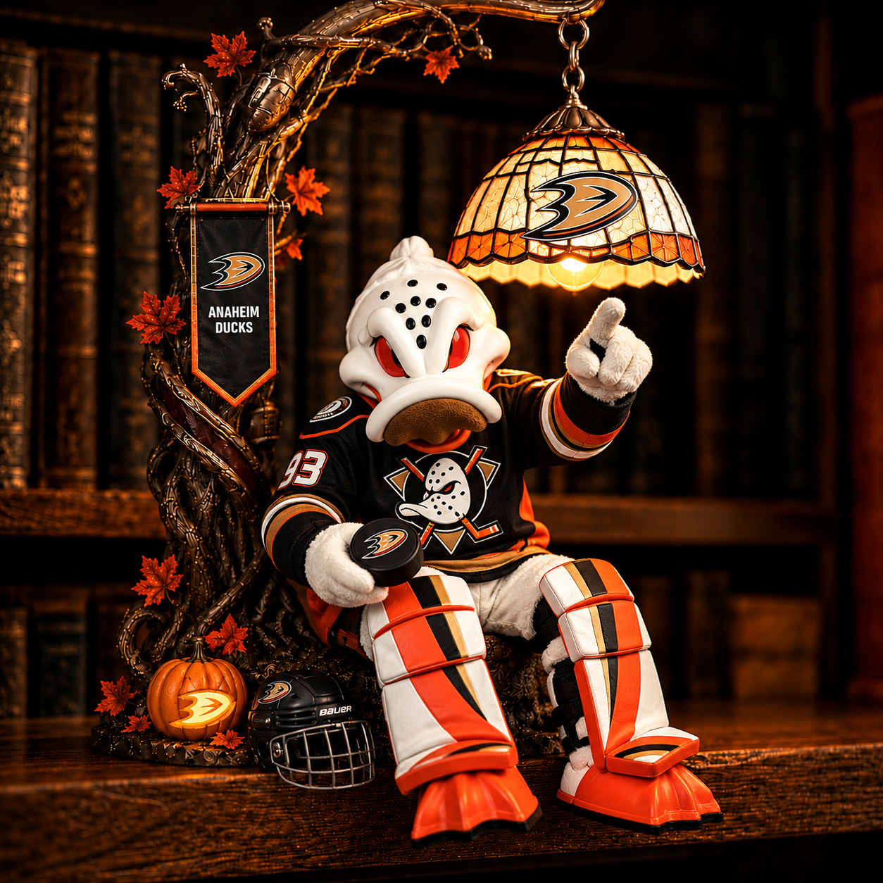 Premium NHL AD Halloween Bookshelf Figurines Lamp