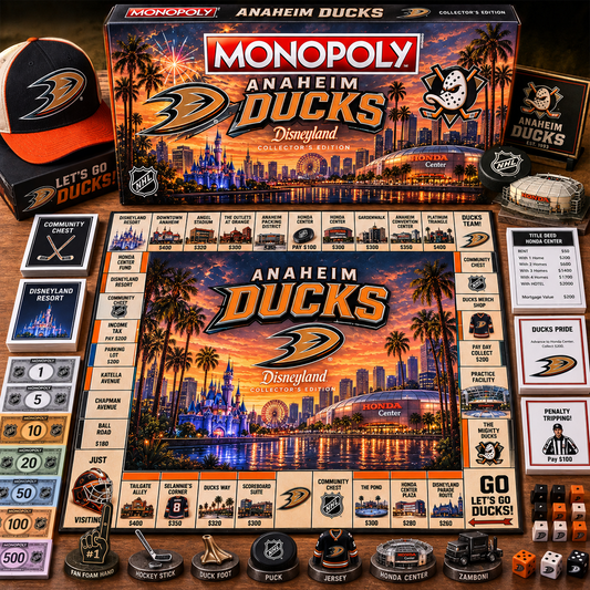 Premium NHL ANA Legacy Monopoly Collector Edition Board Game V2 NMD 150826 TTV