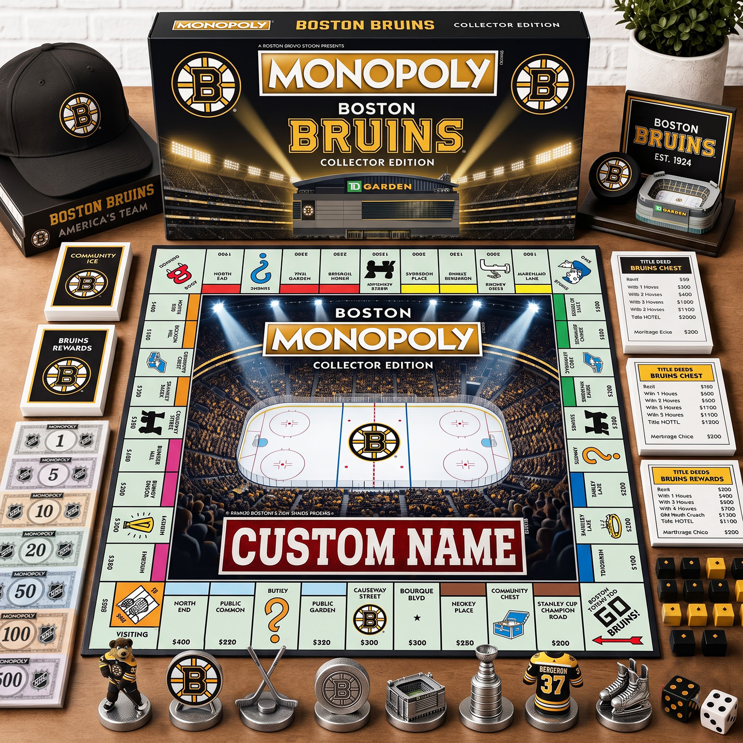 Premium NHL BB Collector’s Edition Board Game Custom name