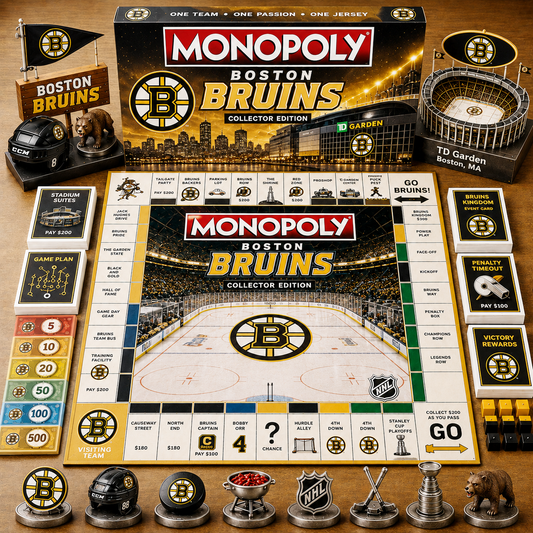 Premium NHL BB Game Night Monopoly Collector Edition Board Game V5