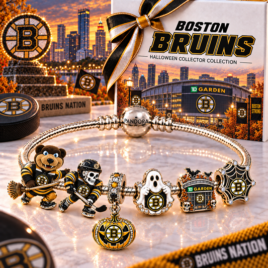 Premium NHL BB Halloween Gold Charm Bracelet Set V4