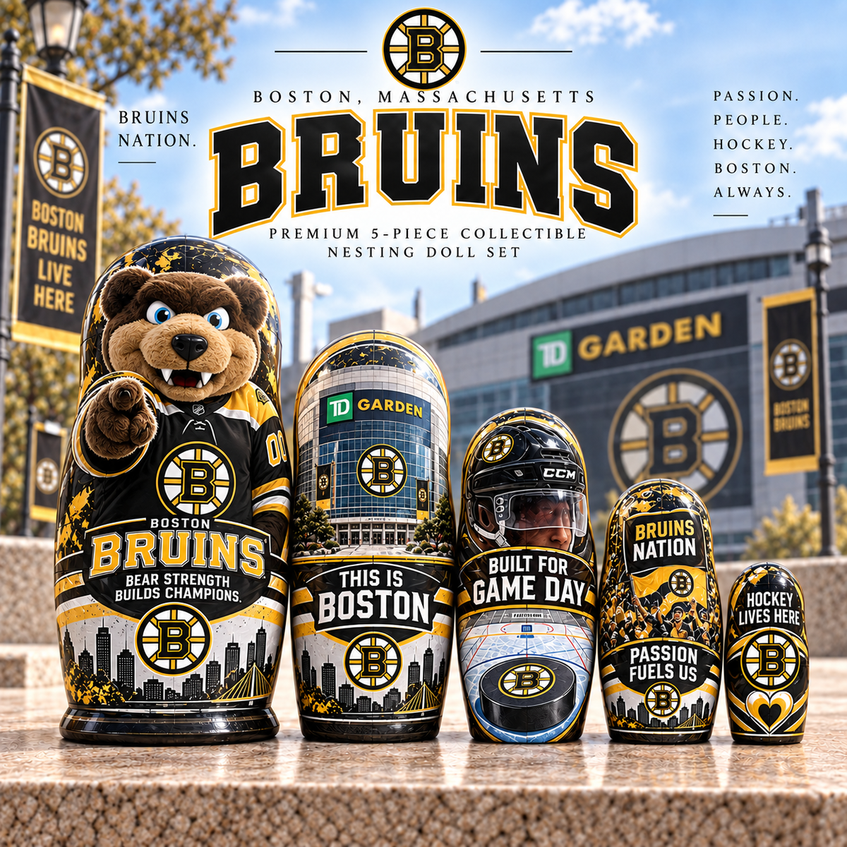 Premium NHL BB Nesting Doll Set