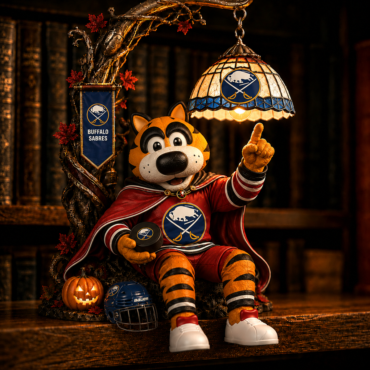 Premium NHL BS Halloween Bookshelf Figurines Lamp