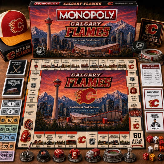 Premium NHL CAL Legacy Monopoly Collector Edition Board Game V2 NMD 150826 TTV