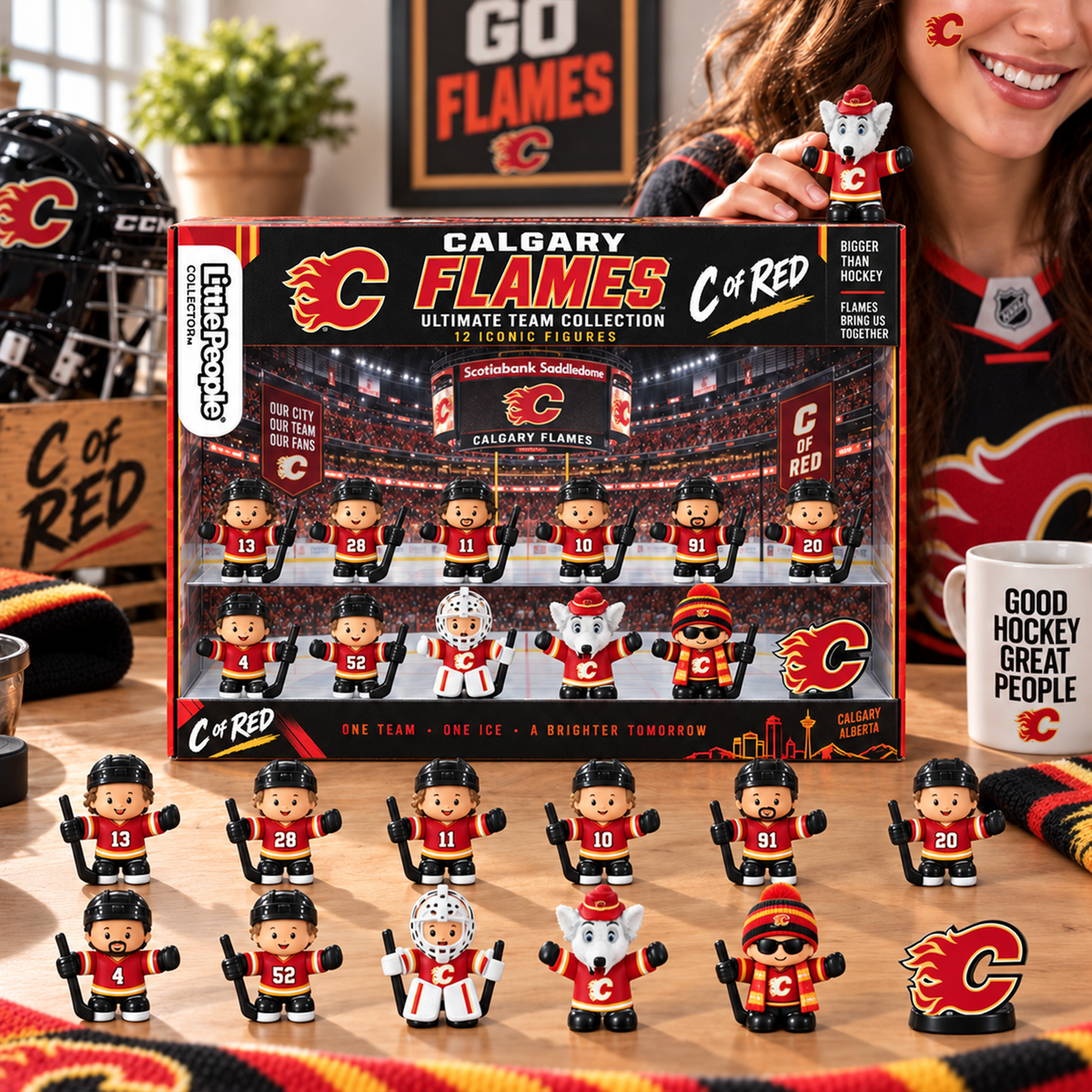 Premium NHL CAL Littel People Collector Set