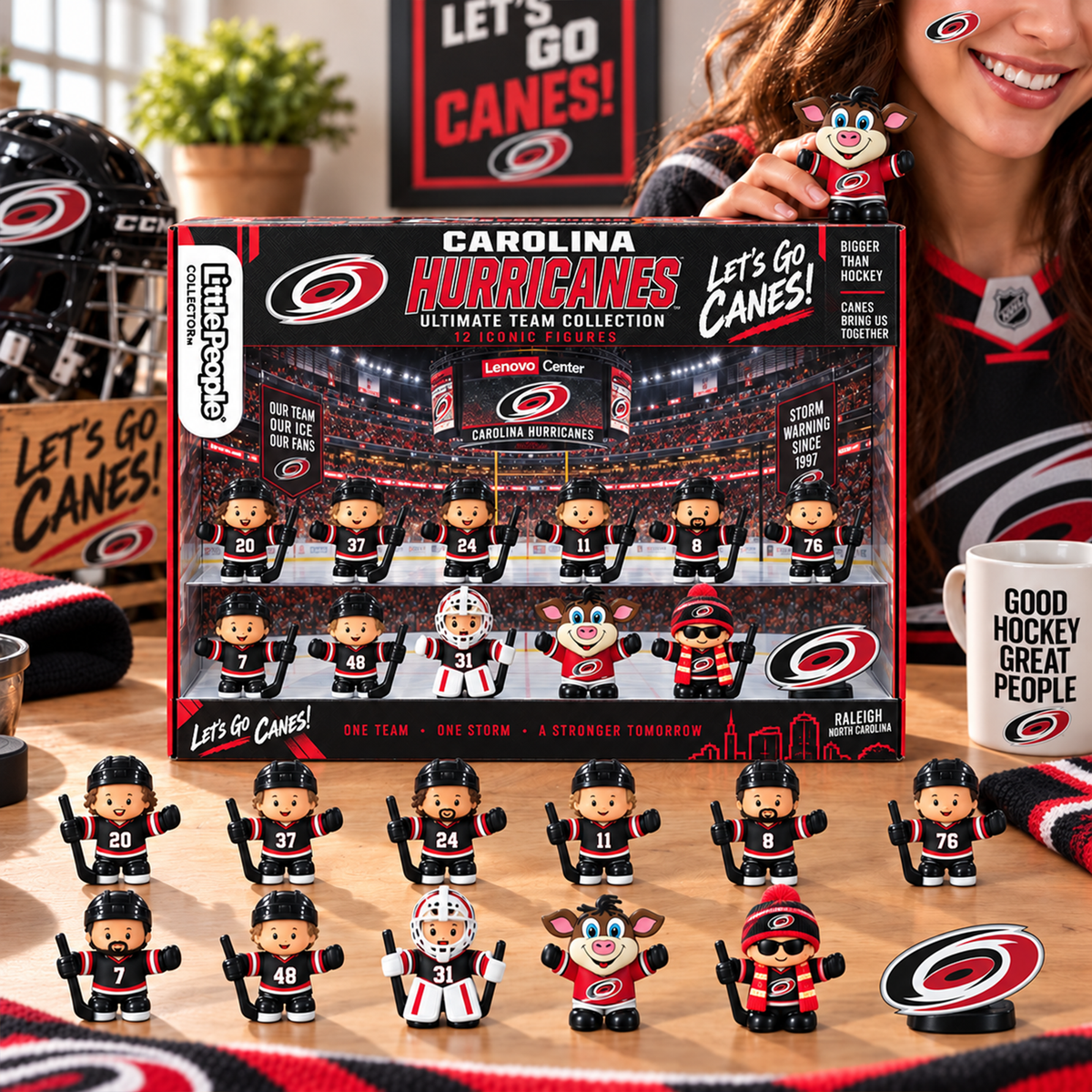 Premium NHL CAR Littel People Collector Set