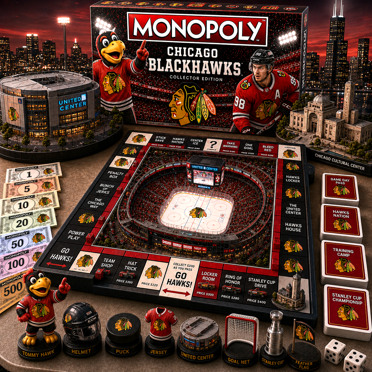 Premium NHL CB Pride Monopoly Collector’s Edition V11