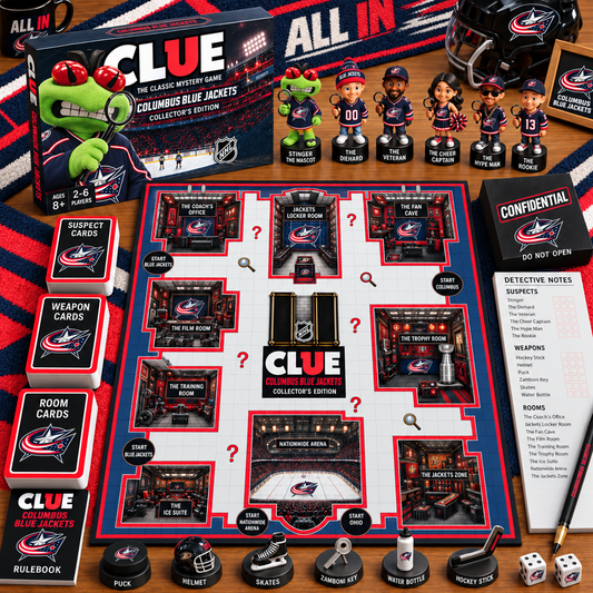 Premium NHL CBJ Clue Collector’s Edition Board Game