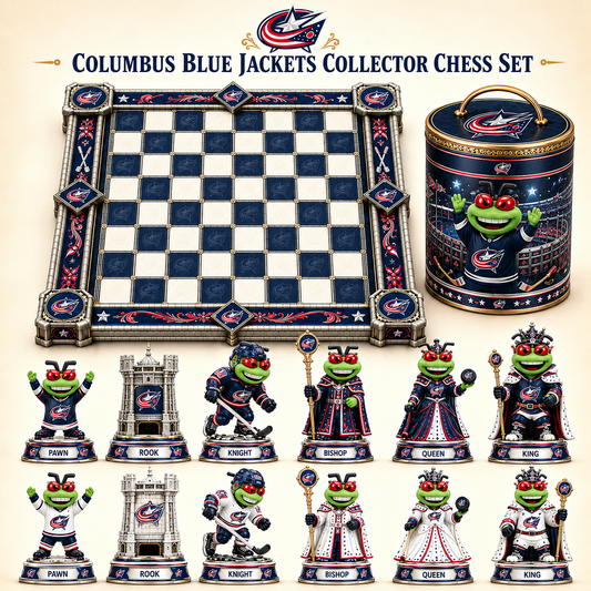 Premium NHL CBJ Collector Chess Set