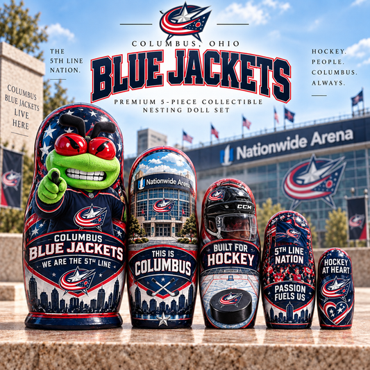 Premium NHL CBJ Nesting Doll Set