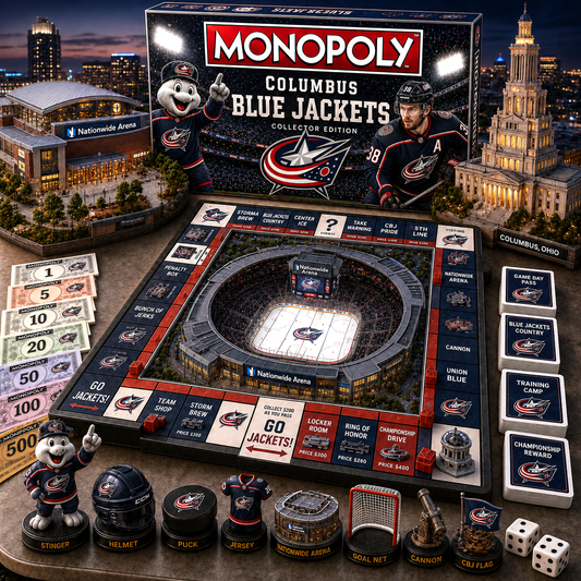 Premium NHL CBJ Pride Monopoly Collector’s Edition V11
