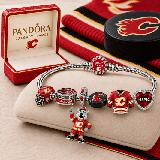 Premium NHL CF Gold Charm Bracelet Set