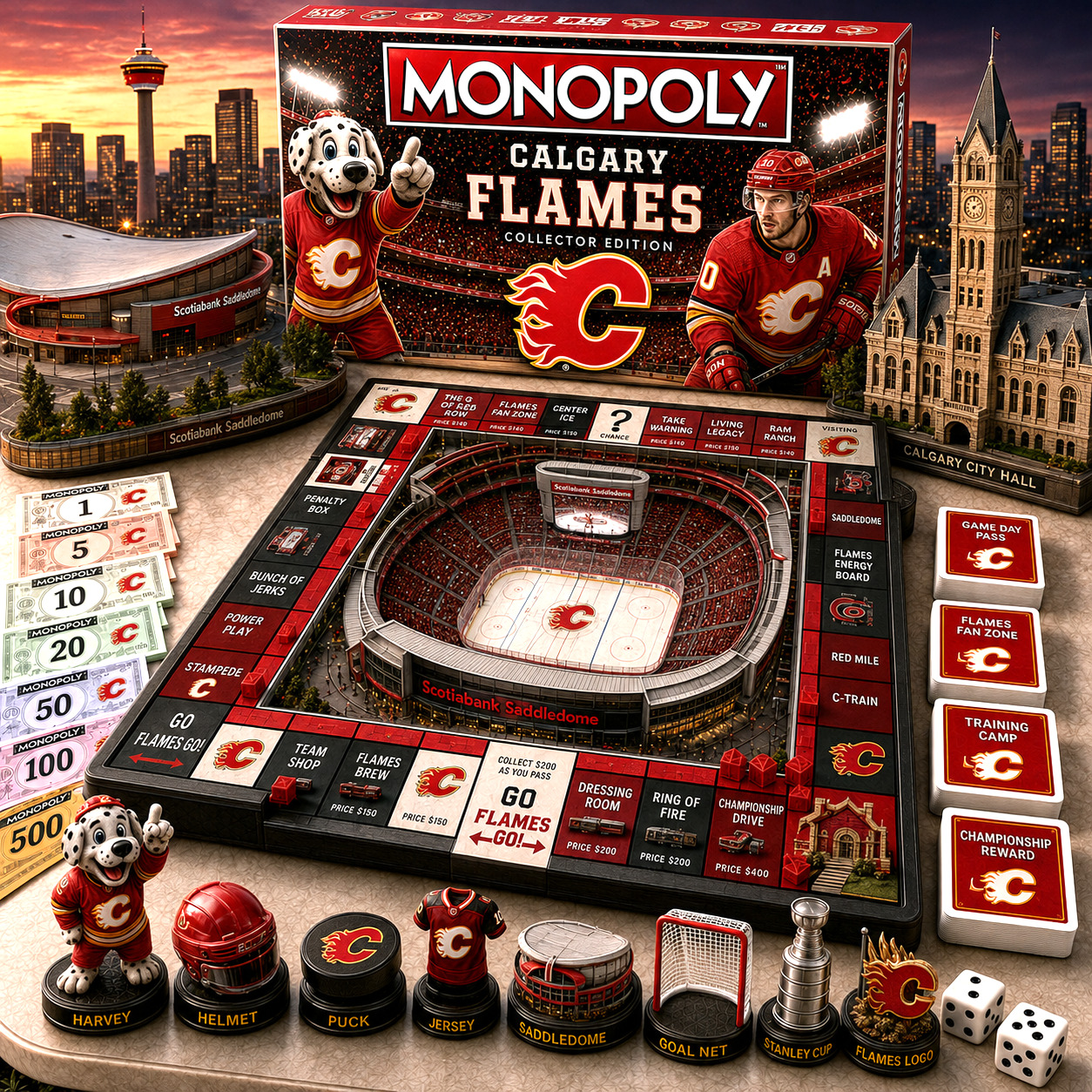 Premium NHL CF Pride Monopoly Collector’s Edition V11