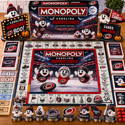 Premium NHL CH Halloween Ghost Monopoly Collector’s Edition Board Game V6