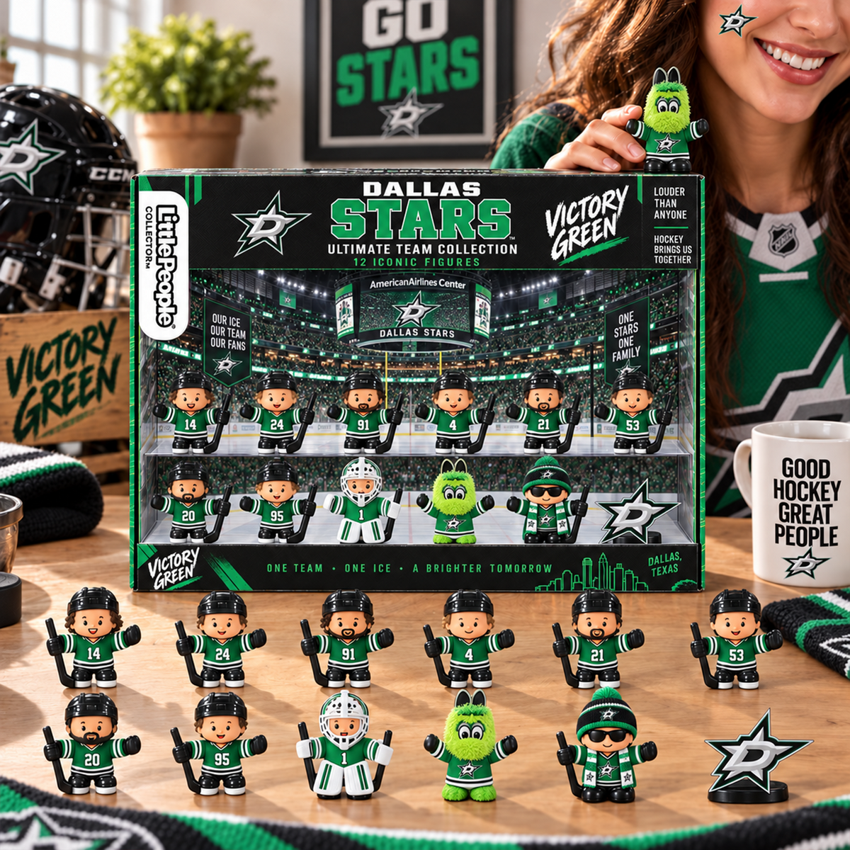 Premium NHL DAL Littel People Collector Set