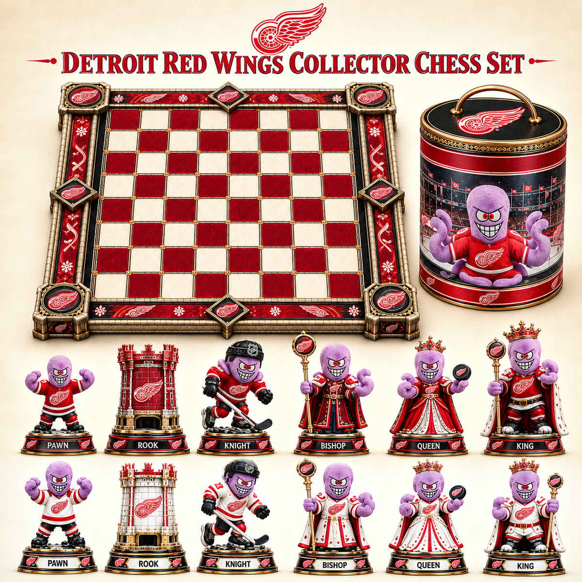 Premium NHL DRW Collector Chess Set
