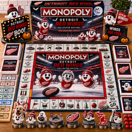 Premium NHL DRW Halloween Ghost Monopoly Collector’s Edition Board Game V6