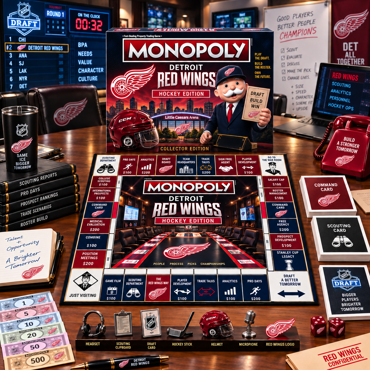 Premium NHL DRW War Room Collector’s Edition Board Game V14