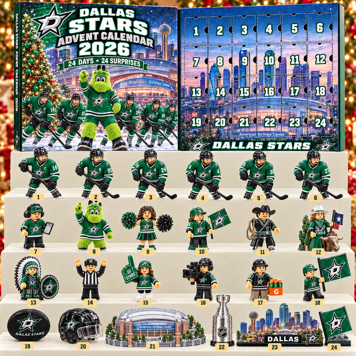 Premium NHL DS 24-Piece Hockey Collectible Advent Calendar V2