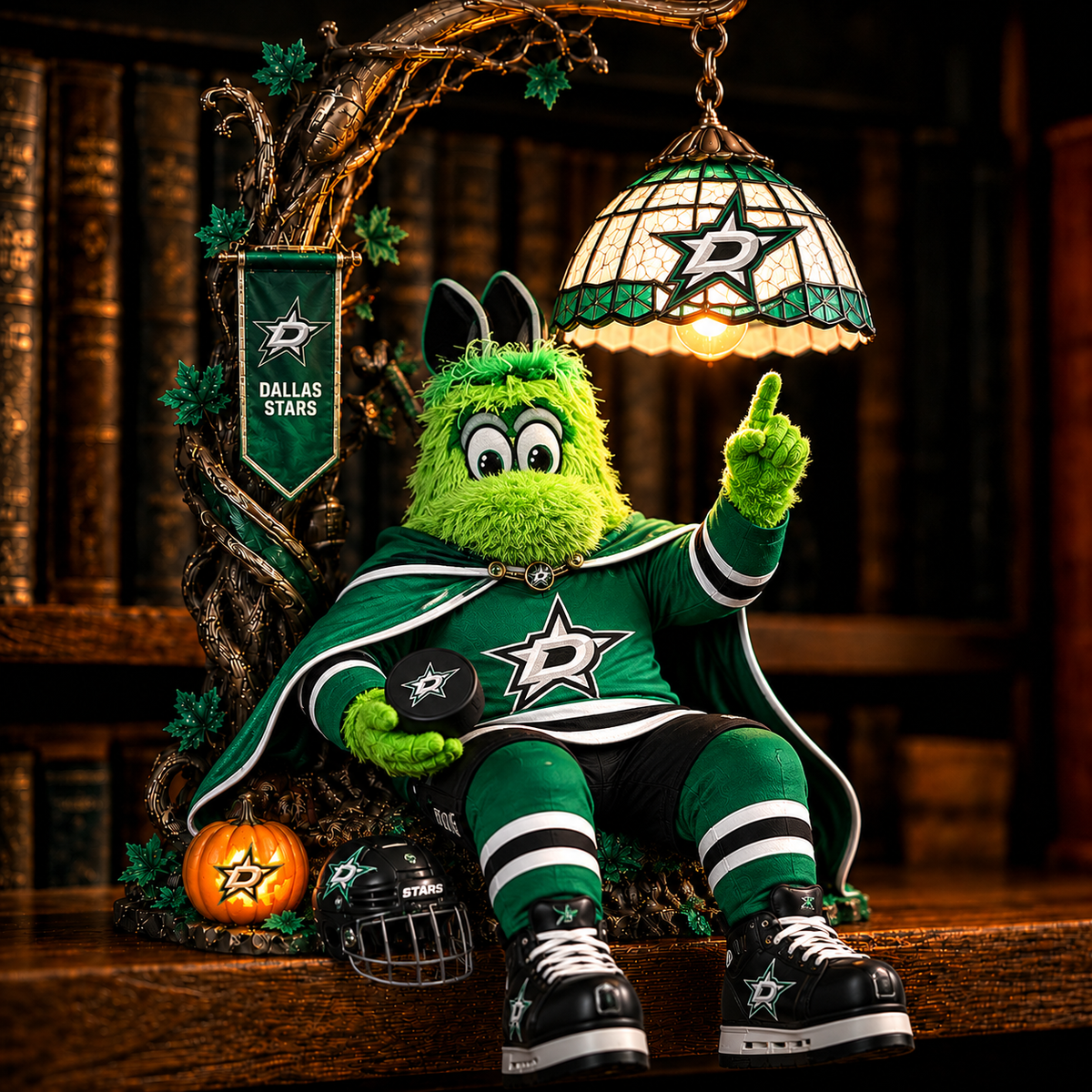 Premium NHL DS Halloween Bookshelf Figurines Lamp