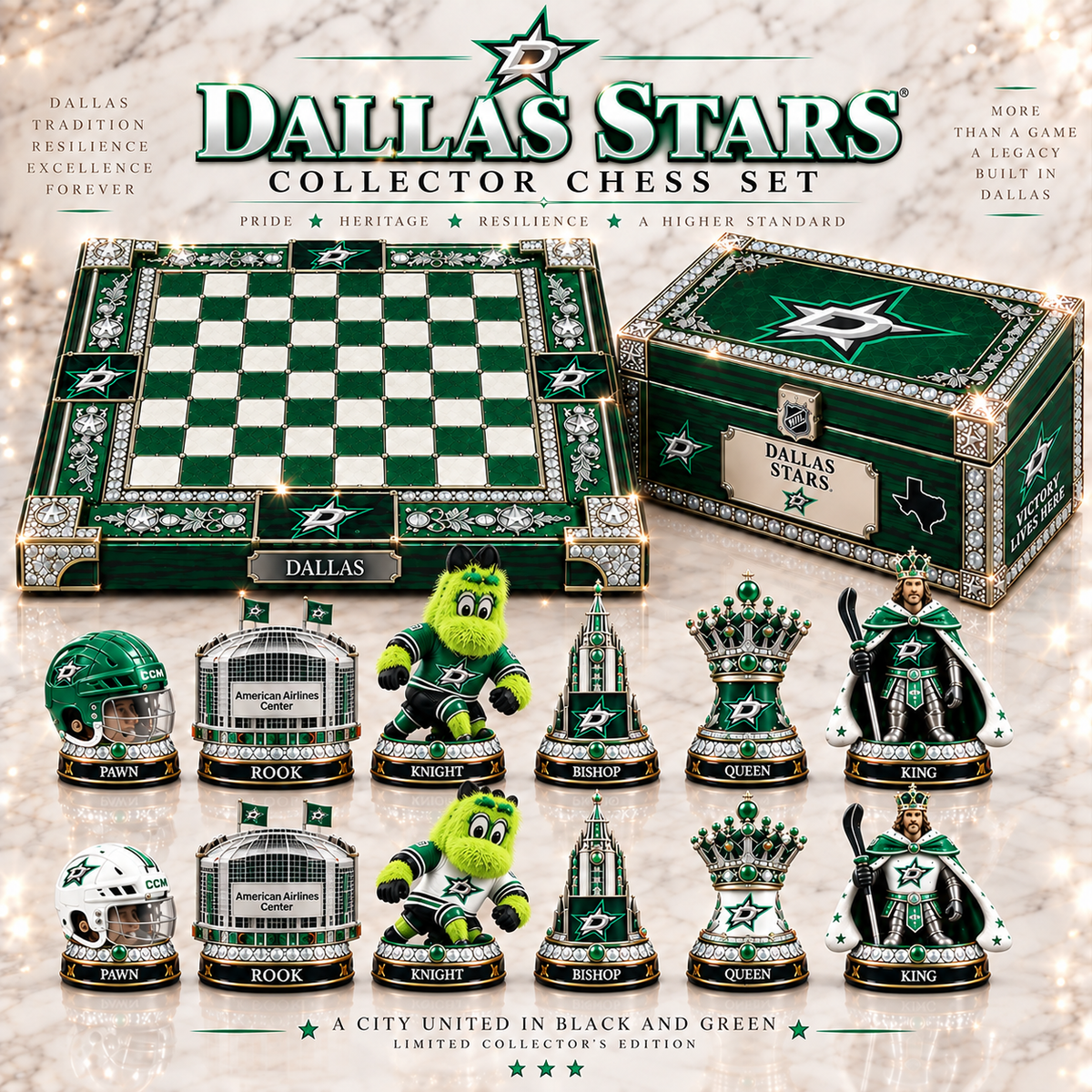 Premium NHL DS Heritage Collector Chess Set V2