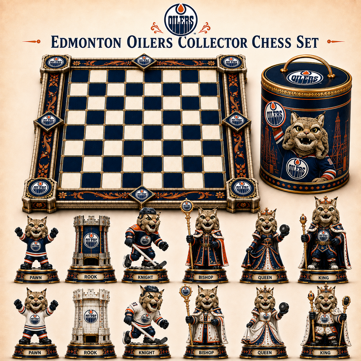 Premium NHL EO Collector Chess Set