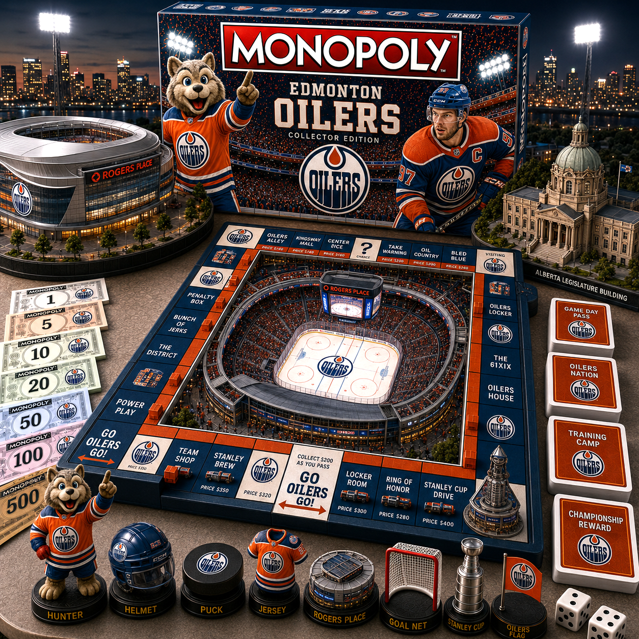 Premium NHL EO Pride Monopoly Collector’s Edition V11