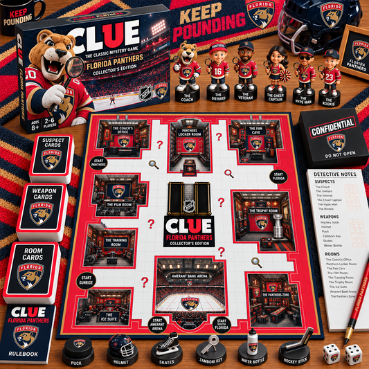 Premium NHL FLO Clue Collector’s Edition Board Game