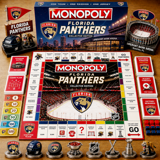 Premium NHL FP Game Night Monopoly Collector Edition Board Game V5