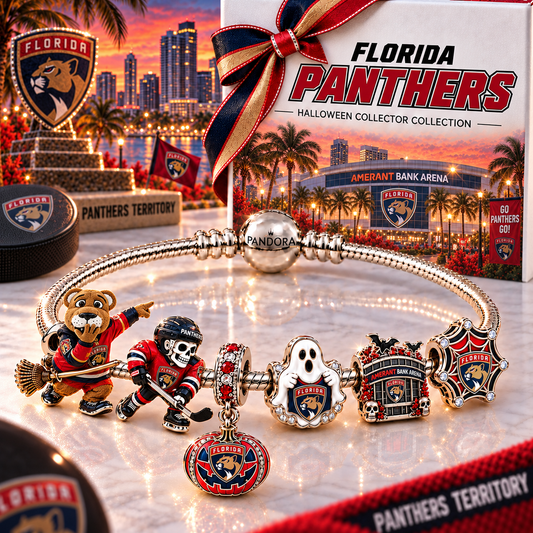 Premium NHL FP Halloween Gold Charm Bracelet Set V4