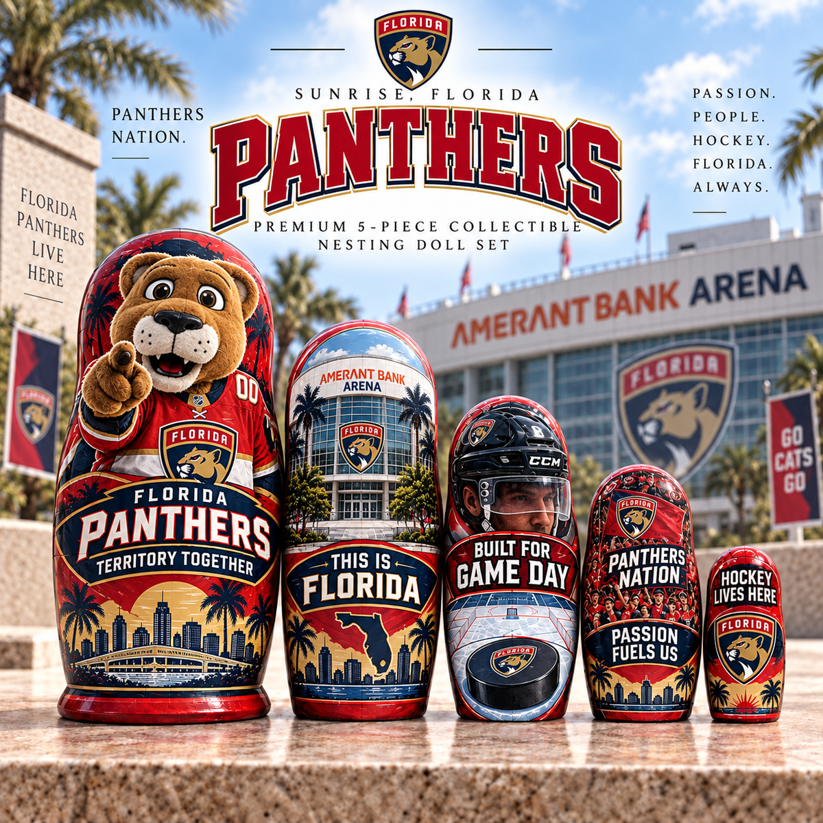 Premium NHL FP Nesting Doll Set