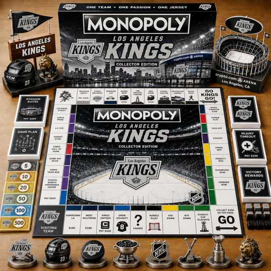 Premium NHL LAK Game Night Monopoly Collector Edition Board Game V5