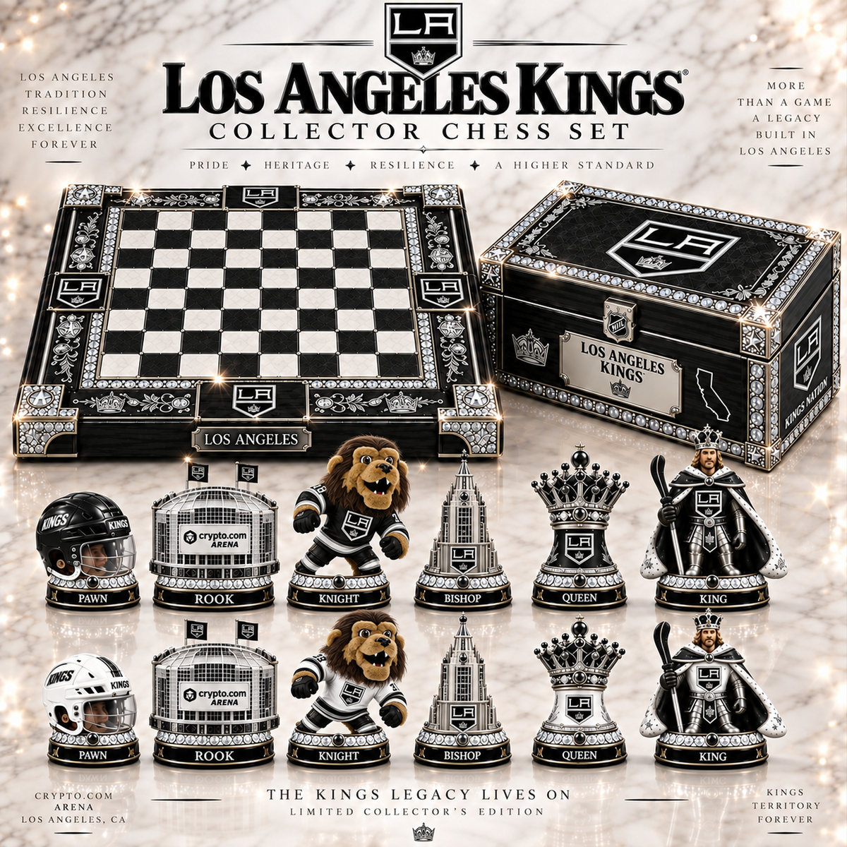 Premium NHL LAK Heritage Collector Chess Set V2
