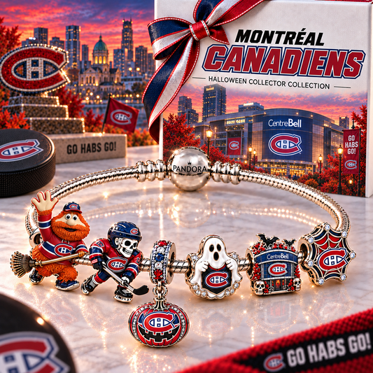 Premium NHL MC Halloween Gold Charm Bracelet Set V4