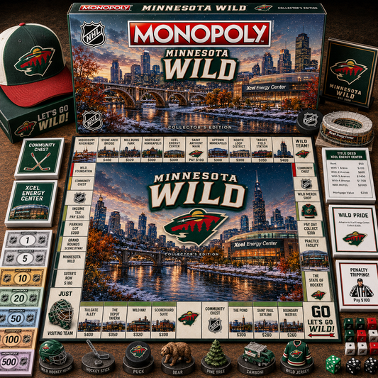 Premium NHL MIN Legacy Monopoly Collector Edition Board Game V2 NMD 150826 TTV