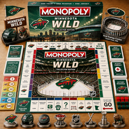 Premium NHL MW Game Night Monopoly Collector Edition Board Game V5