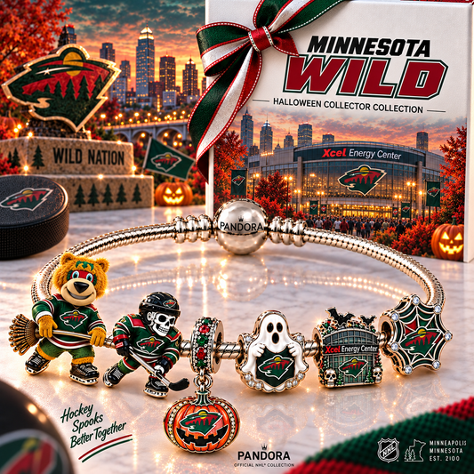 Premium NHL MW Halloween Gold Charm Bracelet Set V4